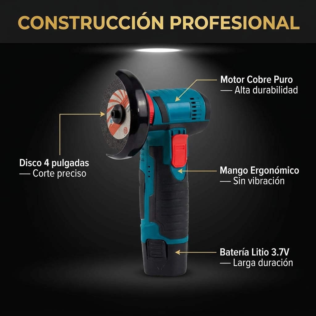 Mini Pulidora Portátil PRO Doble Batería - Mega Mart