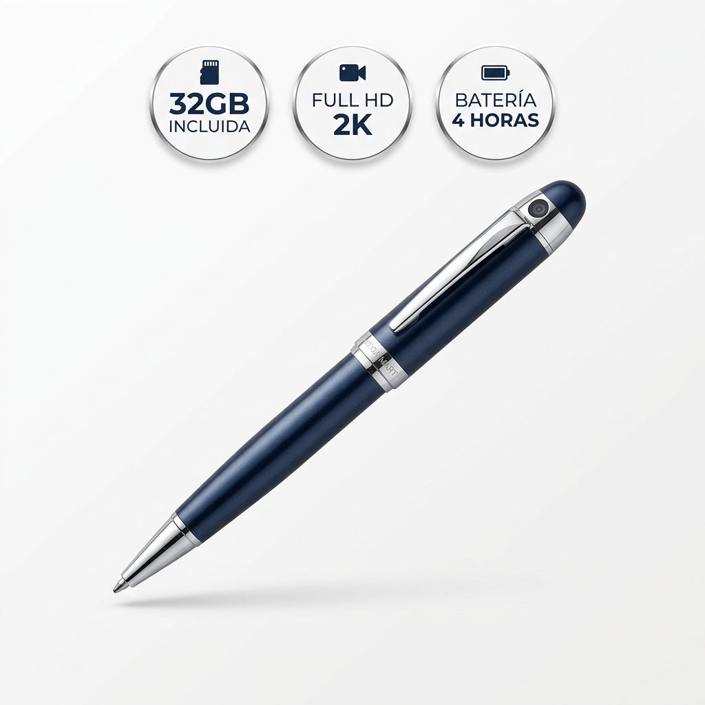 Bolígrafo Profesional con Cámara Full HD — Cam Pen Pro + 32GB - imagen 1